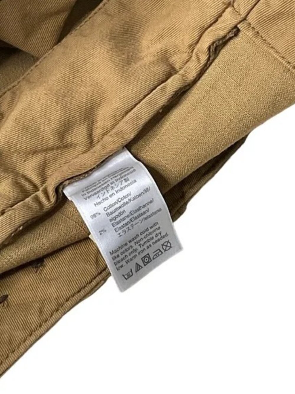 J. Crew Men's 770 Straight Fit Stretch Cargo Pants Size W33/L30 - Picture 7 of 11